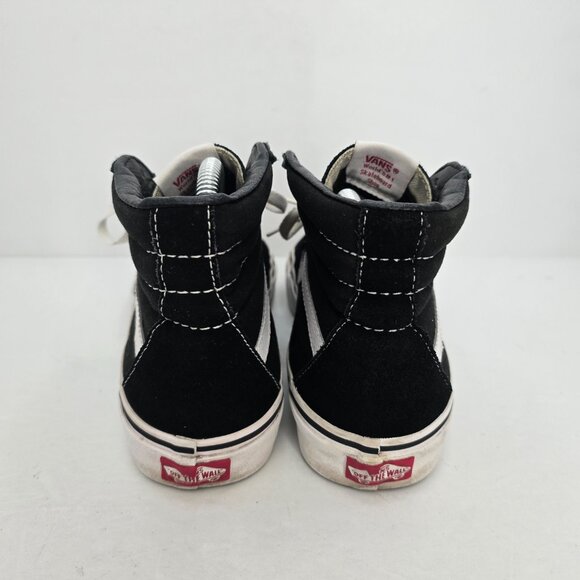 Vans | SK8-HI black canvas indie skateboard hi-top sneakers | WMS 8 - Picture 7 of 11